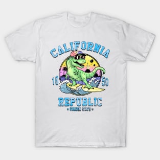 Godzilla surfing T-Shirt